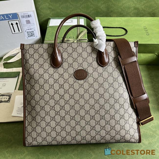 Gucci Canvas Large Bag 659983 Size 37.5*33*15.5cm - 1
