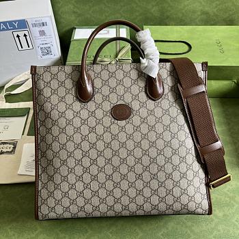Gucci Canvas Large Bag 659983 Size 37.5*33*15.5cm