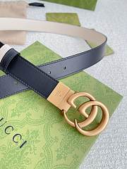 Gucci GG Marmont Reversible Thin Belt  - 2