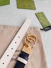 Gucci GG Marmont Reversible Thin Belt  - 5