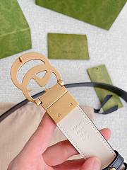 Gucci GG Marmont Reversible Thin Belt  - 6