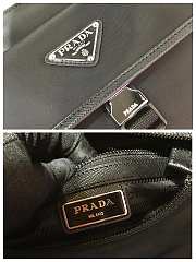 Prada Nylon Cross-Body Bag In Black 2VH110 Size 25x22x7cm - 4
