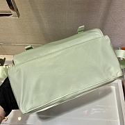 Prada Medium Nylon Shoulder Bag Green 1BD671 Size 30x25x12cm - 3