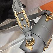 Prada Cahier Leather Shoulder Bag 1BD045 Size 19x14x9cm - 6