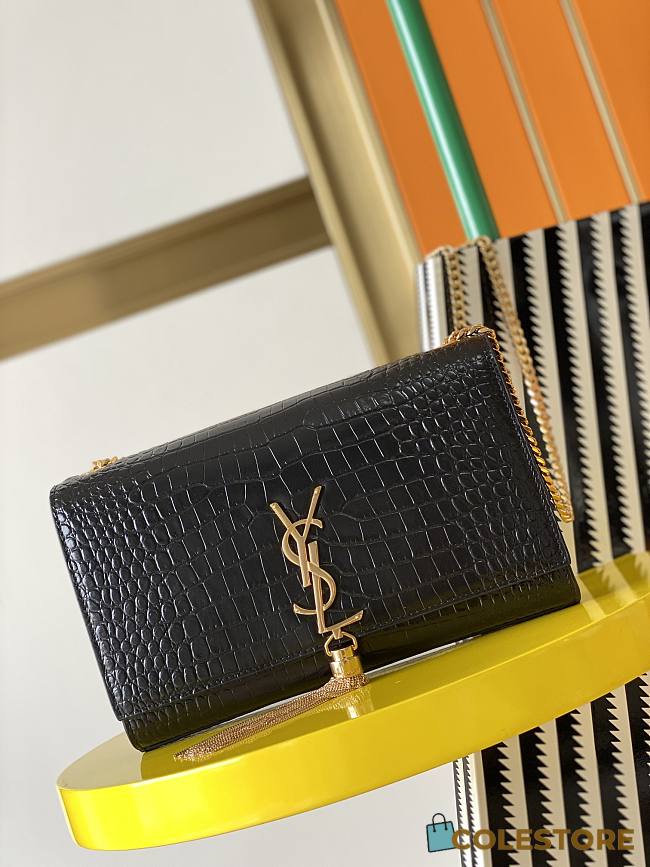 YSL Medium Kate Monogram Satchel 35411 Size 24cm  - 1