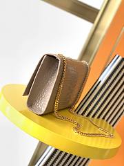 YSL Medium Kate Monogram Satchel Pink Calfskin 24cm  - 2