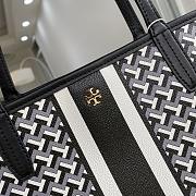 Colestore Tory Burch Gemini Link Top-Zip Tote In Black 58450 - 4