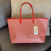Colestore Tory Burch Gemini Link Top-Zip Tote In Red Style 58450 Size: 38cm - 6