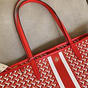 Colestore Tory Burch Gemini Link Top-Zip Tote In Red Style 58450 Size: 38cm - 5