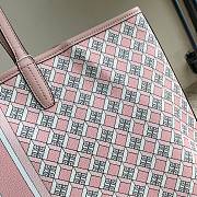 Colestore Tory Burch Gemini Link Top-Zip Tote In Pink Style 58450 Size: 38cm - 5