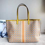Colestore Tory Burch Gemini Link Top-Zip Tote In Yellow Style 58450 Size: 38cm - 2