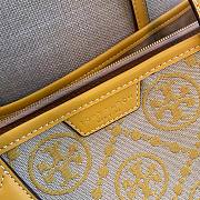 Colestore Tory Burch Perry Monogram Triple T Tote Bag Size 34x28x13.5cm - 5