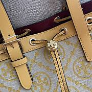 Colestore Tory Burch Perry Monogram Triple T Tote Bag In Yellow Size 34x28x13.5cm - 6