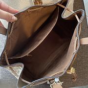 Colestore Tory Burch Perry Monogram Triple T Tote Bag In Brown Size 34x28x13.5cm - 2