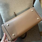 Colestore Tory Burch Perry Monogram Triple T Tote Bag In Brown Size 34x28x13.5cm - 3