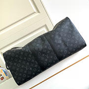 Louis Vuitton Keepall Bandouliere In Black Damier M41418 Size 50cm - 2