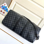 Louis Vuitton Keepall Bandouliere Black Damier M41418 Size 45cm - 3