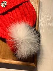 Moncler Wool Red Hat - 3