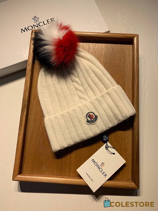 Moncler Wool White Hat - 1