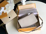 Louis Vuitton Lockme Clutch White M56088  - 4