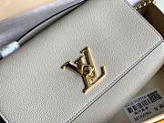 Louis Vuitton Lockme Clutch White M56088  - 2