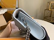Louis Vuitton Lockme Clutch Blue M56088  - 6