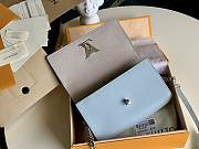 Louis Vuitton Lockme Clutch Blue M56088  - 3