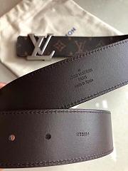 Louis Vuitton Monogram Belt Silver Hardware - 4