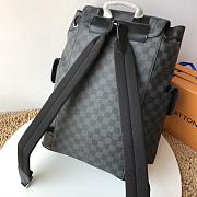 Louis Vuitton Backpack Black Damier N41379 41cm - 6