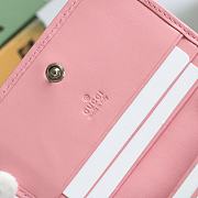 Gucci Marmont Card Case Wallet Pink 625693 - 6