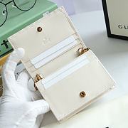 Gucci Marmont Card Case Wallet White 625693 - 2