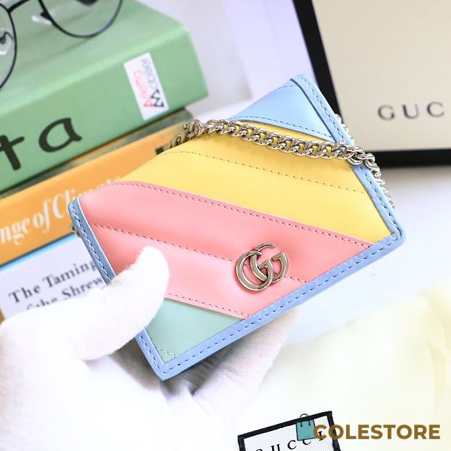 Gucci Marmont Card Case Wallet Multicolor 625693 - 1