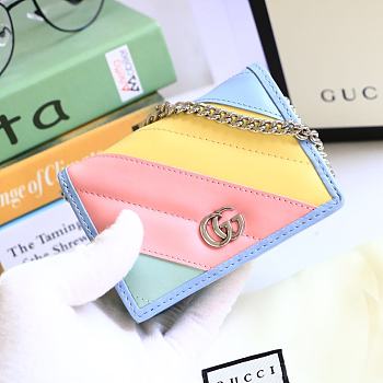 Gucci Marmont Card Case Wallet Multicolor 625693