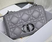 Dior Caro Medium Bag Cannage Calfskin Silver Hardware  - 1