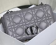 Dior Caro Medium Bag Cannage Calfskin Silver Hardware Size 28cm - 1