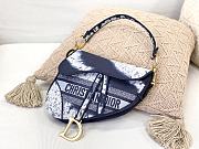 Dior Canvas Tie Dye Saddle Multicolor Blue - 1