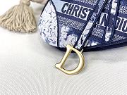 Dior Canvas Tie Dye Saddle Multicolor Blue - 5