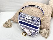 Dior Saddle Around the World 25×6×20cm - 3