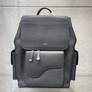 Dior Saddle Backpack Grain Calf Skin Size 38cm