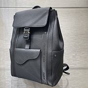 Dior Saddle Leather Backpack  - 5