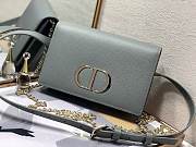 Dior 30 Montaigne Belt Bag Grey Size 19x12.5x4cm - 6