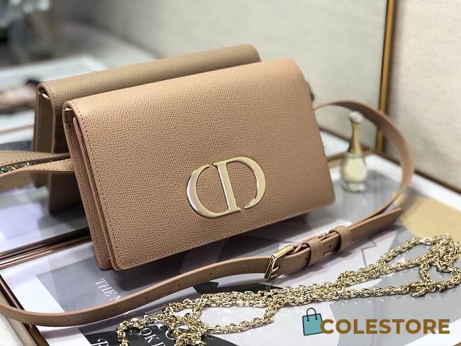 Dior 30 Montaigne Belt Bag Brown Size 19x12.5x4cm - 1