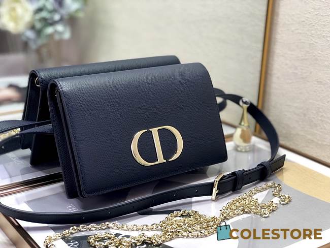 Dior 30 Montaigne Belt Bag Blue Size 19x12.5x4cm - 1