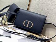 Dior 30 Montaigne Belt Bag Blue Size 19x12.5x4cm - 6