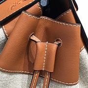 Loewe Hammock Bag in Brown Calfskin Size 32 x 28 x 15 cm - 3