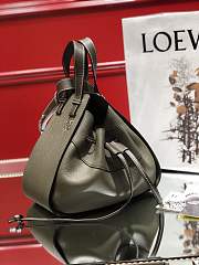 Loewe Hammock Bag in Grey Calfskin Size 32 x 28 x 15 cm - 4