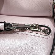 Loewe Puzzle Bag Soft Grained Calfskin Blossom/Pink Size 18*12.5*8cm - 5