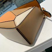 Loewe Puzzle Bag Soft Grained Calfskin Brown Size 18*12.5*8cm - 2