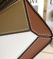 Loewe Puzzle Bag Soft Khaki Calfskin Brown Size 18*12.5*8cm - 2