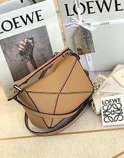 Loewe Puzzle Bag Soft Dark Brown Calfskin Size 18*12.5*8cm - 3
